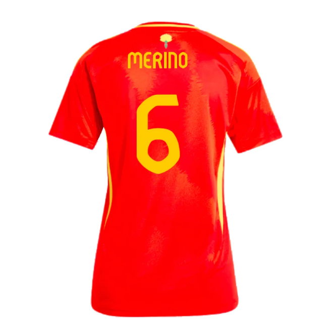 2024-2025 Spain Home Shirt (Ladies) (Merino 6)-SoccerKits Hub | Buy Soccer Jerseys Online
